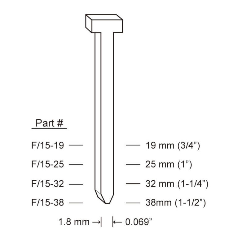  100pcs Finishing Nails Hand-Drive Hardware Carbon Steel Nail  25mm 1-inches : Industrial & Scientific