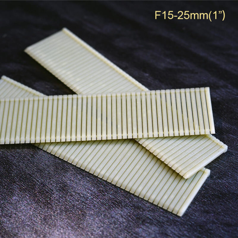 Composite Finish Nails F1525mm(1") & Polymer Plastic Nails 15 Gauge